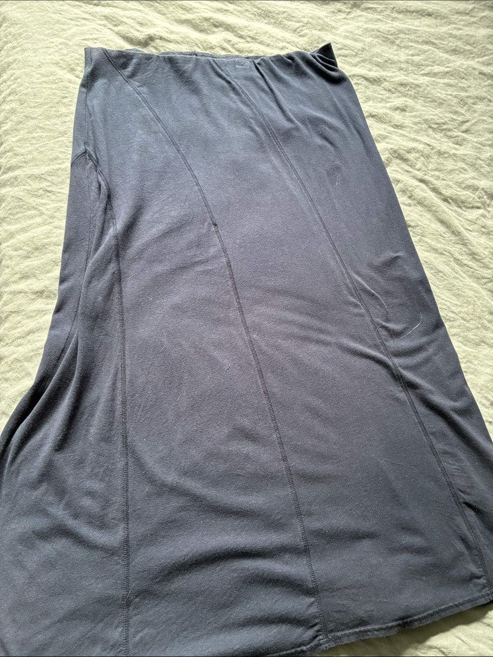 J.Jill Navy a line maxi skirt SZ S